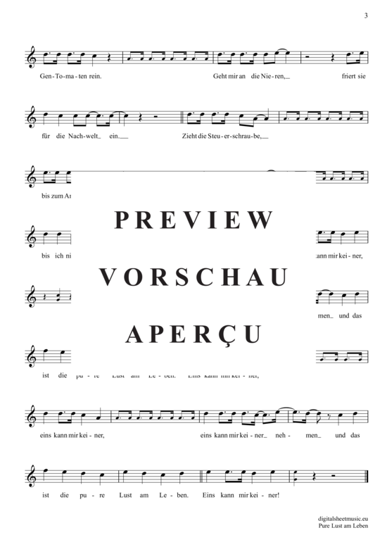 Product gallery: Page 4 of 4 Pure Lust Am Leben , Geier Sturzflug, Clarinet in B-flat