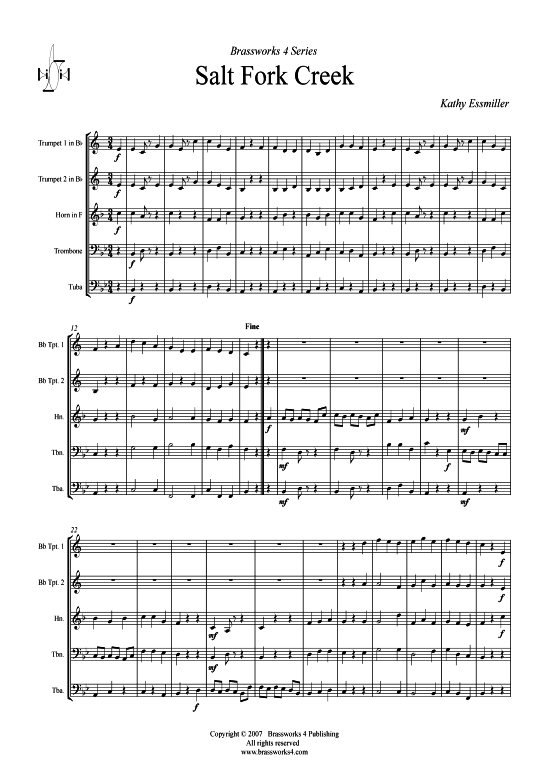 Produktbild zu: Salt Fork Creek Kathy Essmiller