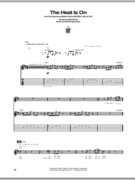 Product gallery: Page 1 of 1 The Heat Is On, Glenn Frey