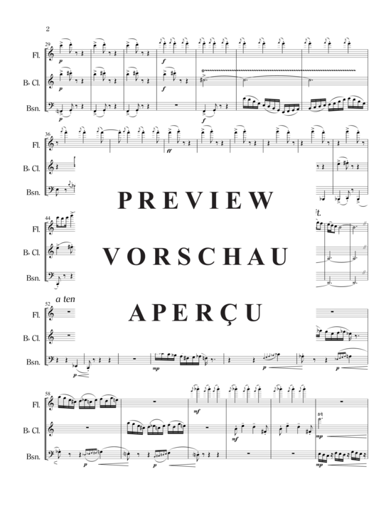 Product gallery: Page 3 of 21 Drei für Drei , , (flute, clarinet, bassoon)