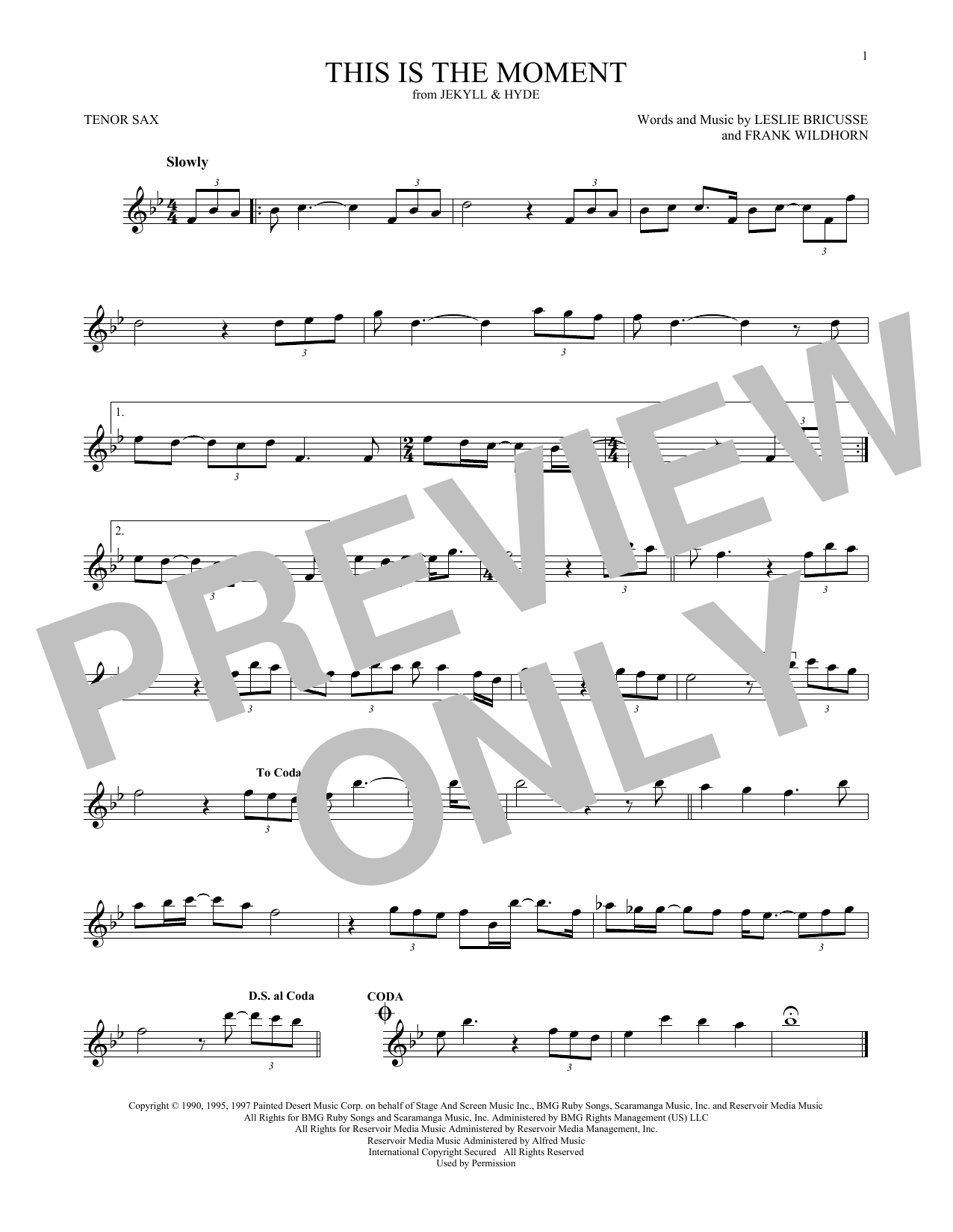 Product gallery: Page 1 of 1 This Is The Moment, Frank Wildhorn