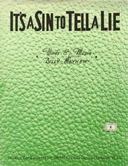 cover: It's A Sin to Tell A Lie, Billy Mayhew
