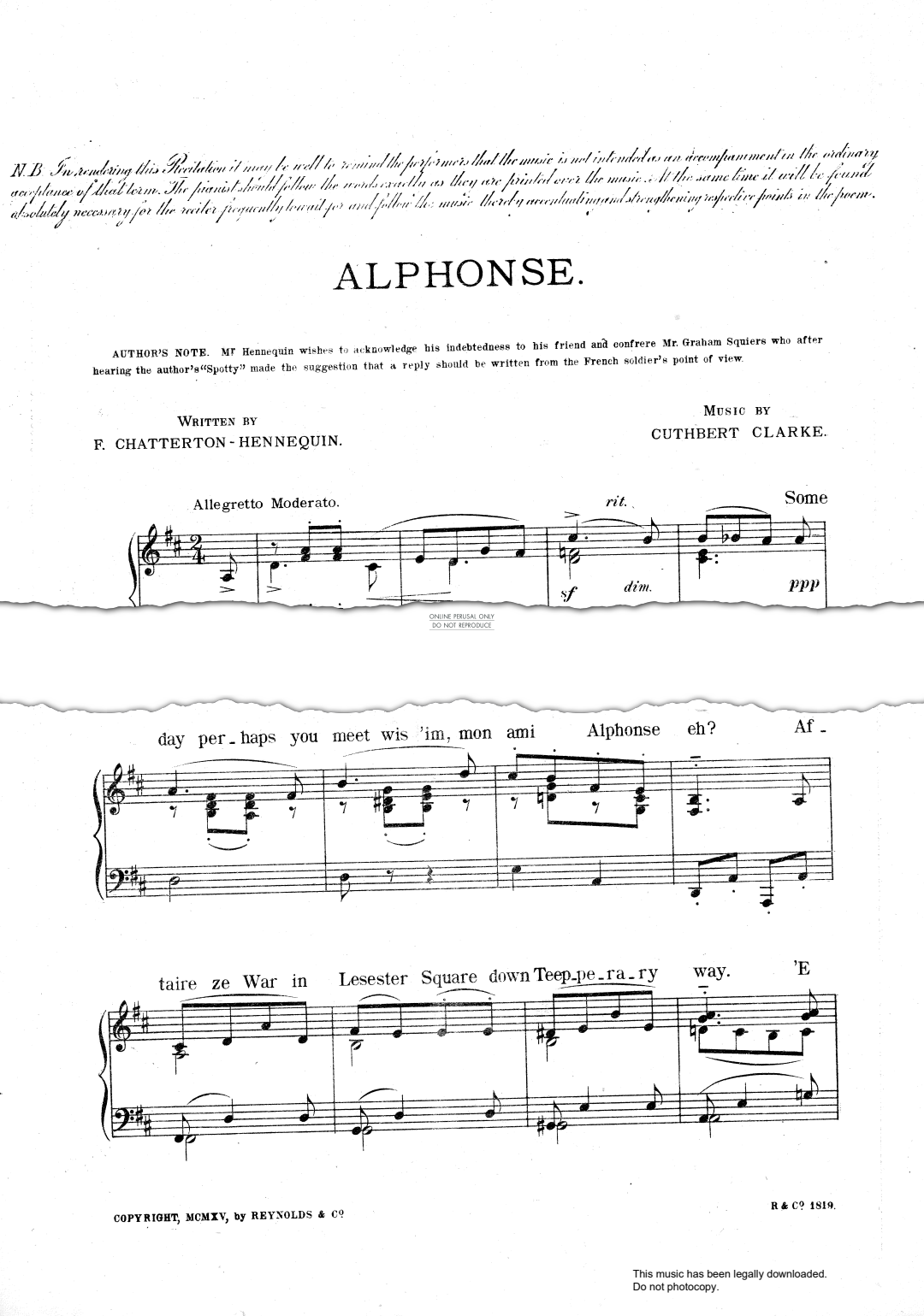Produktbild zu: Alphonse