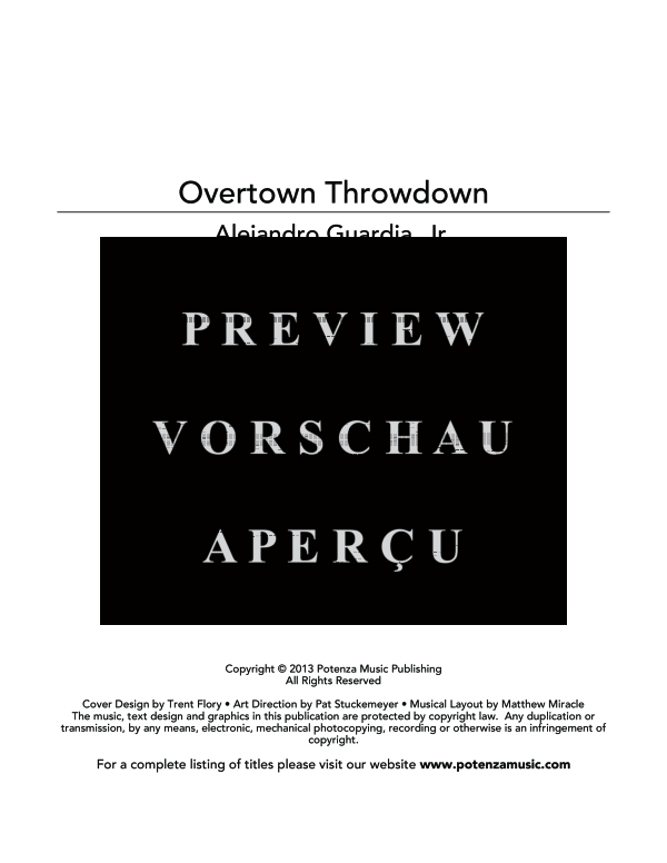 Product gallery: Page 3 of 11 Overtown Throwdown, , (Tuba Quartett EETT)