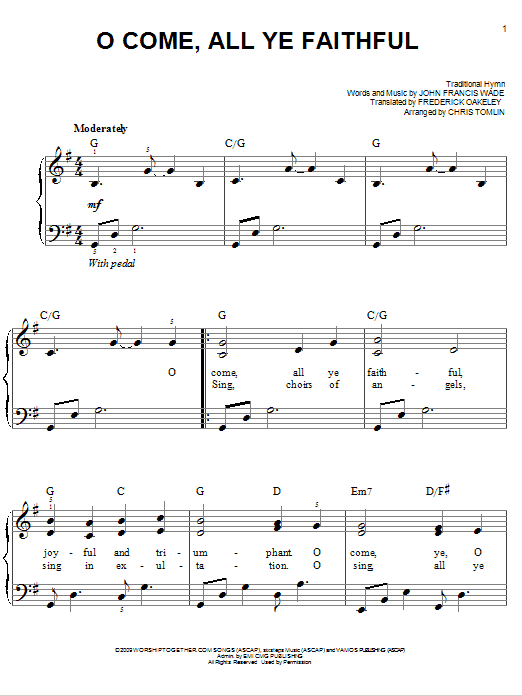 Produktbild zu: O Come, All Ye Faithful
