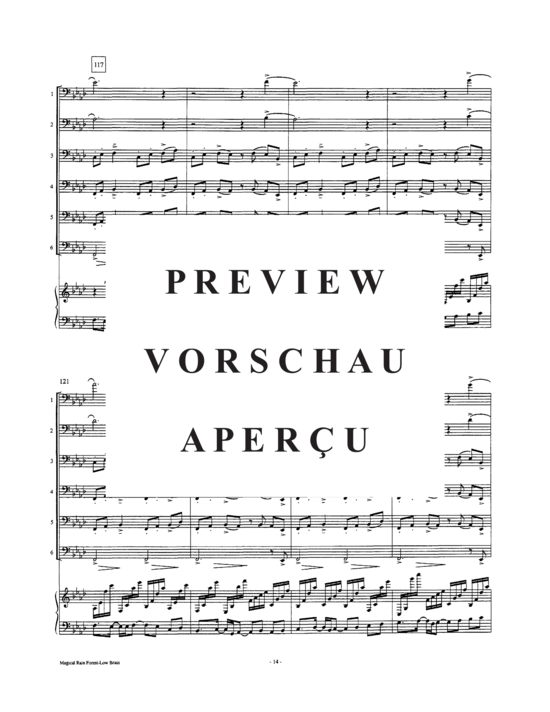 Produktgalerie: Seite 16 von 21 Into the Magical Rain Forest , , (Tuba Ensemble 1-6 Tuben + Tape)