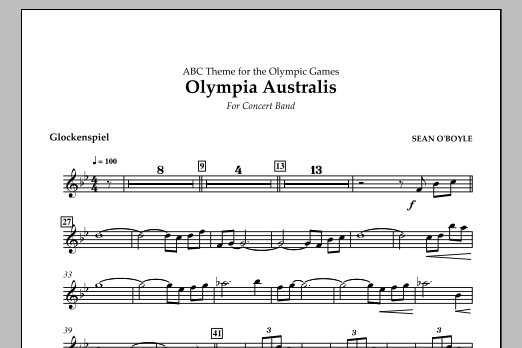 Produktbild zu:  Olympia Australis (Concert Band) - Glockenspiel - 