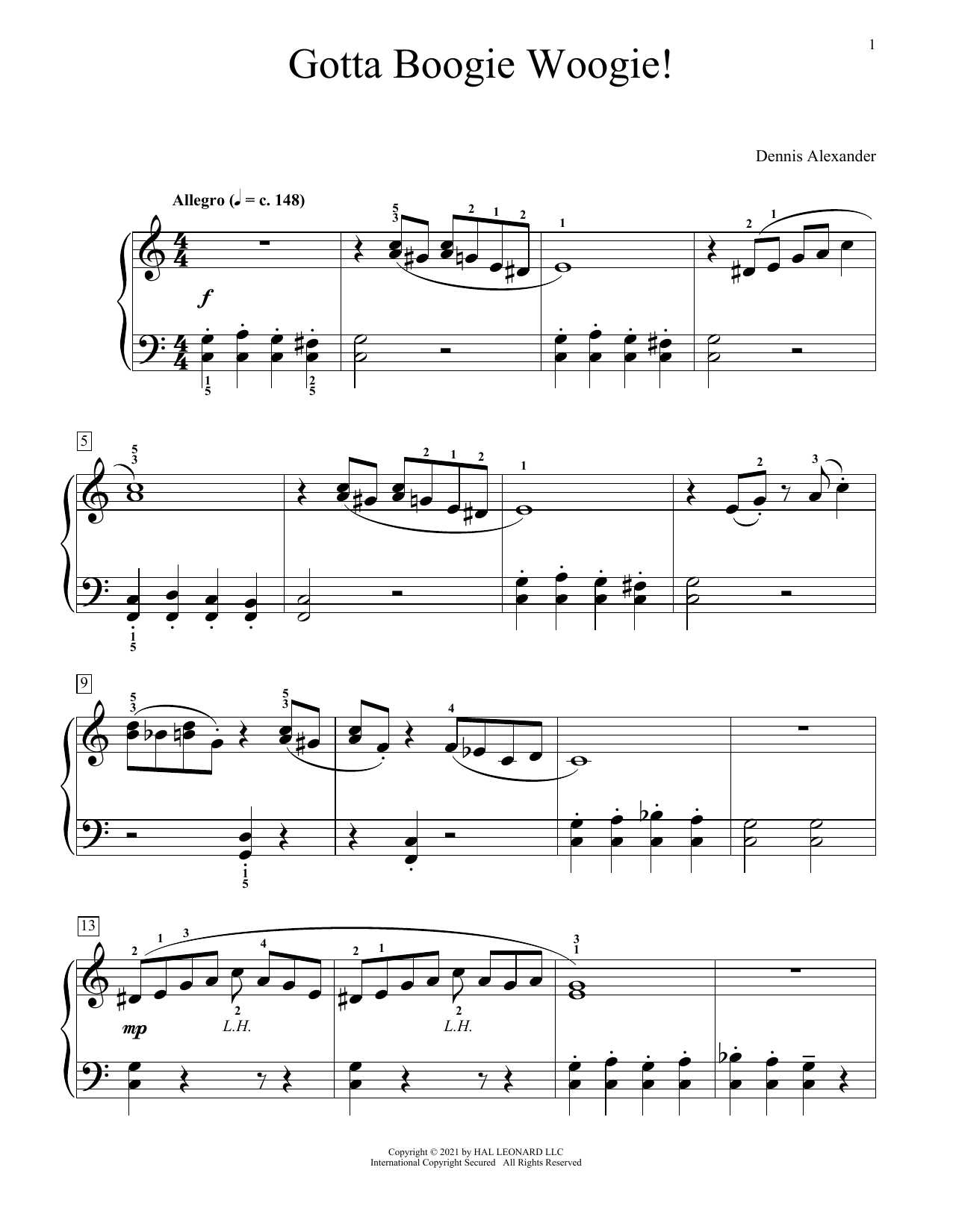 Produktgalerie: Seite 1 von 1 Gotta Boogie Woogie, Dennis Alexander, Klavier