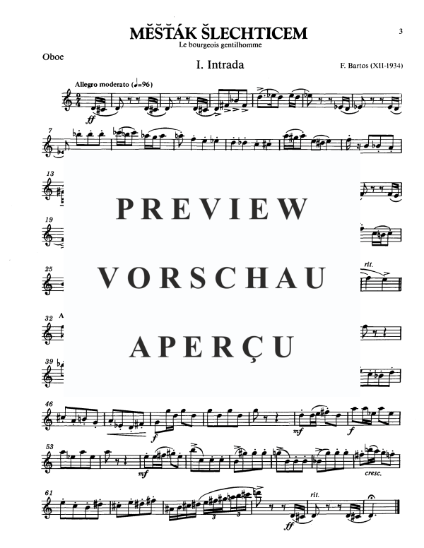 Product gallery: Page 8 of 11 The Would-Be Gentleman, , Wind Quintet