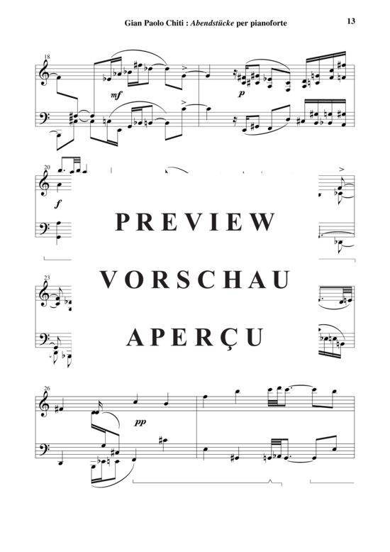 Product gallery: Page 14 of 15 Abendstück , , Piano Solo