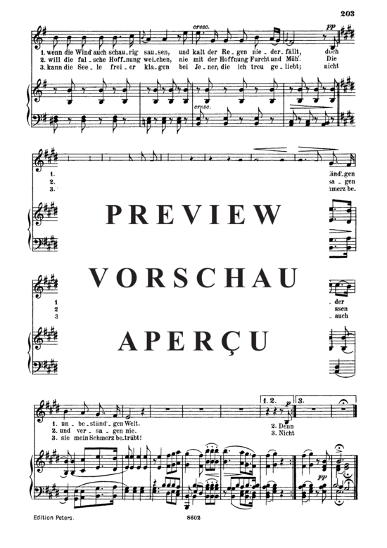 Product gallery: Page 3 of 3 Tiefes Leid D.876, , Medium Voice and Piano
