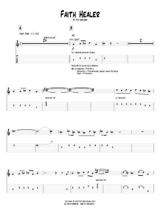 Product gallery: Page 1 of 1 Faith Healer, Pat Metheny