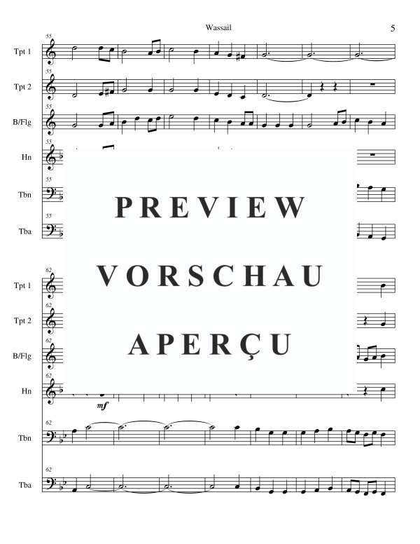 Produktgalerie: Seite 7 von 11 Wassail, , BlechblÀser Sextett