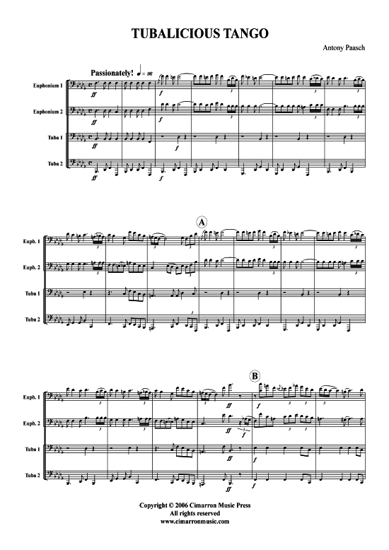 Product picture to: Tubalicious Tango Antony Paasch