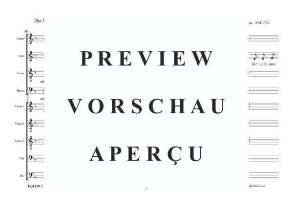 Produktgalerie: Seite 6 von 11 Die Seele Christi heilige mich, , Gemischter Chor, Streicher und BC