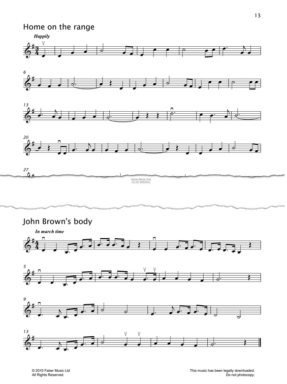 Produktgalerie: Seite 1 von 1 Home On The Range, American Traditional, Violine
