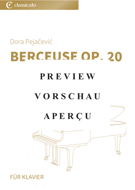 gallery: Berceuse op. 20 , , (Klavier Solo)