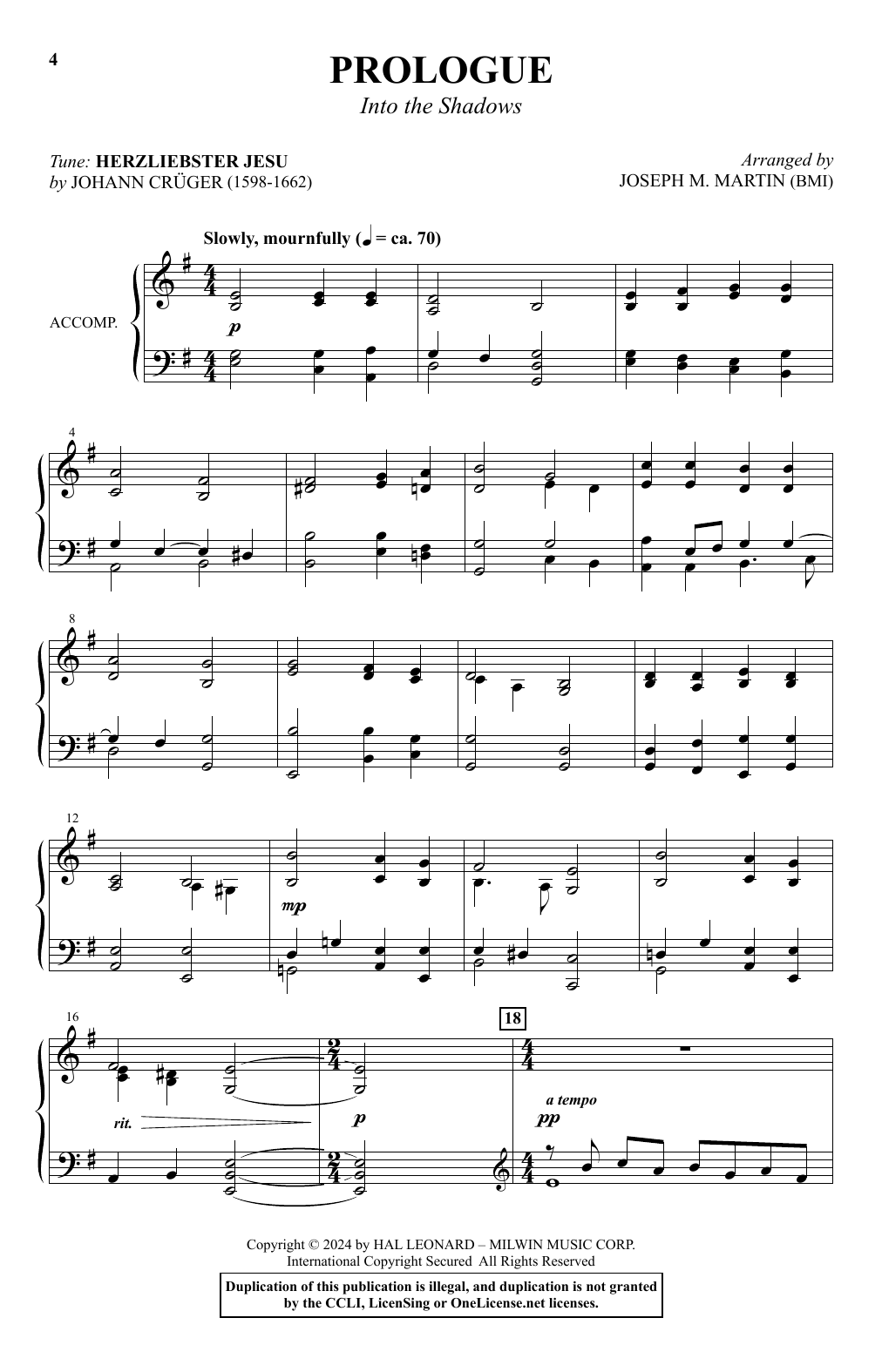 Produktbild zu: The Solemn Shadows (A Service For Tenebrae)