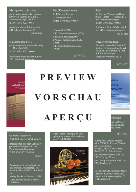 Product gallery: Page 13 of 14 Berliner Bouletten-Marsch für Flöte und Klavier , , (flute/violin/oboe + piano)