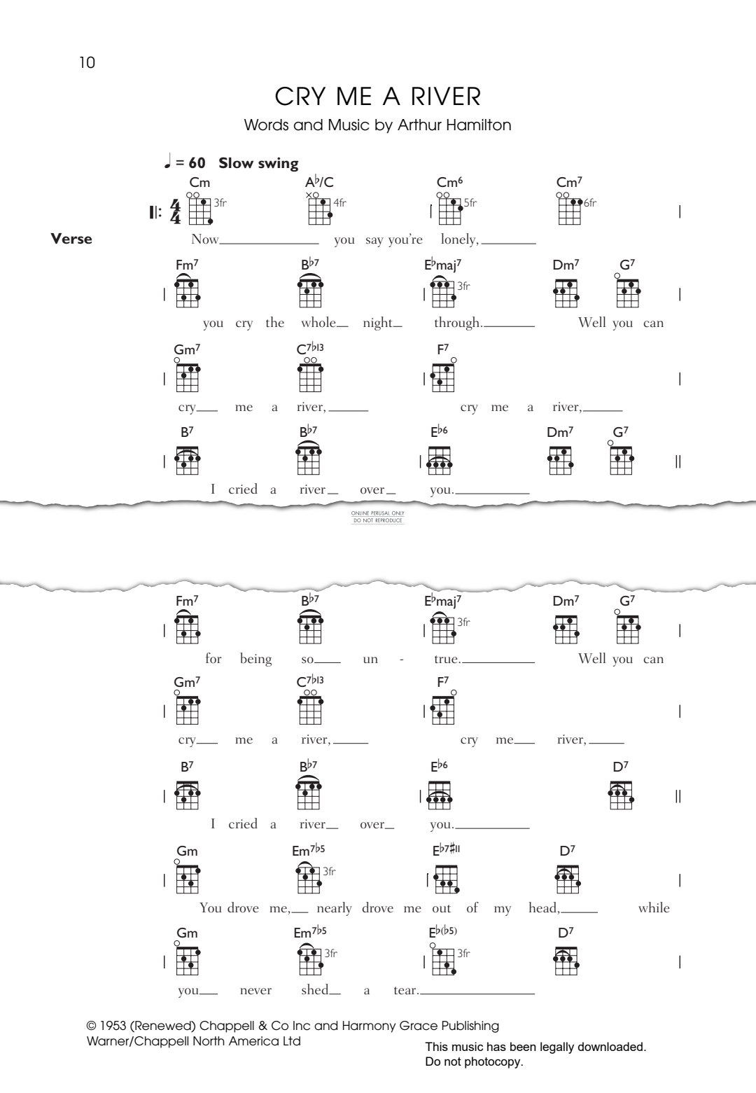 gallery: Cry Me A River, Julie London