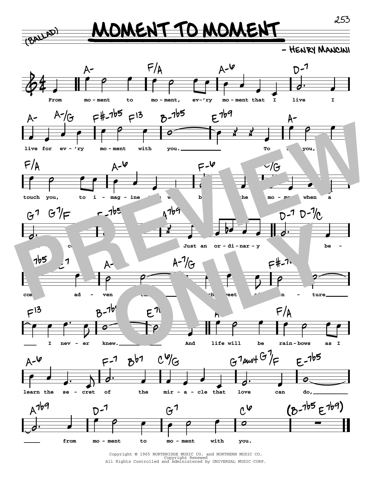 Produktbild zu: Moment To Moment (High Voice)