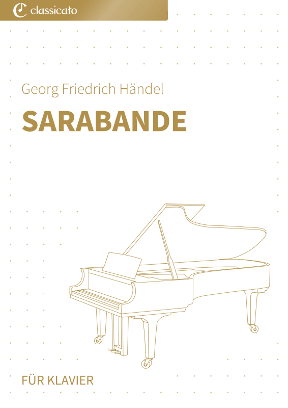 cover: Sarabande - HWV 437 · Vereinfachte Fassung, , Solo Piano