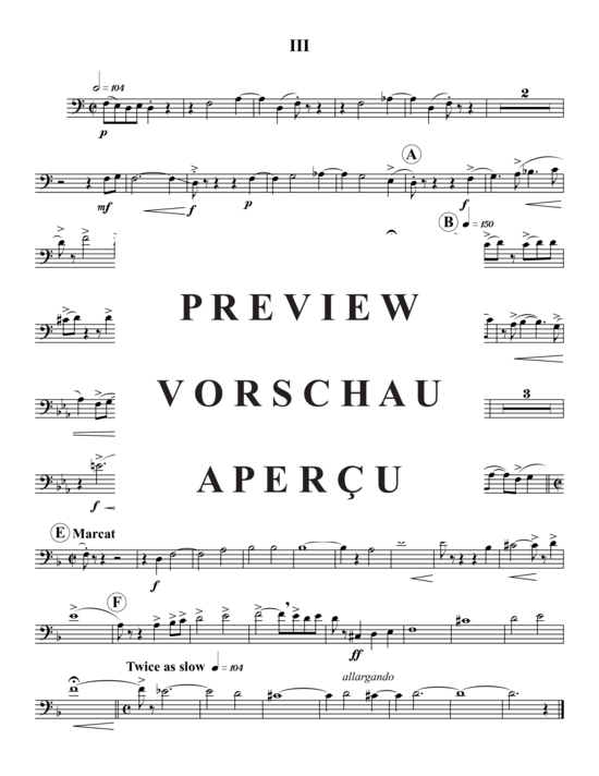 Product gallery: Page 10 of 19 Three Temperaments , , (Trombone Quartet)