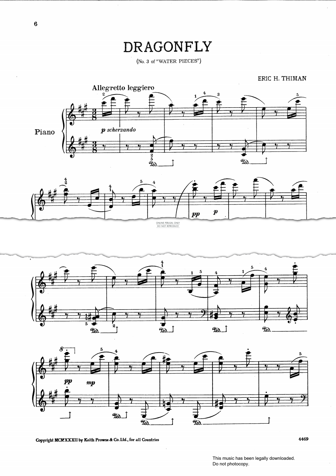 Produktbild zu: Dragonfly (from 'Water Pieces')