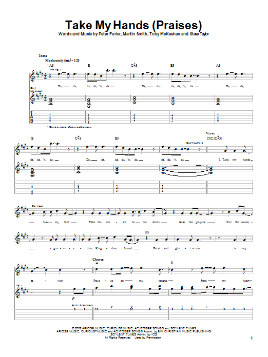 Product gallery: Page 1 of 1 Take My Hands (Praises), Newsboys