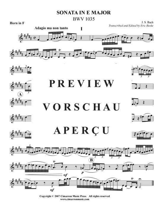 Product gallery: Page 13 of 16 Sonata in E-Dur , , (horn in F + piano)