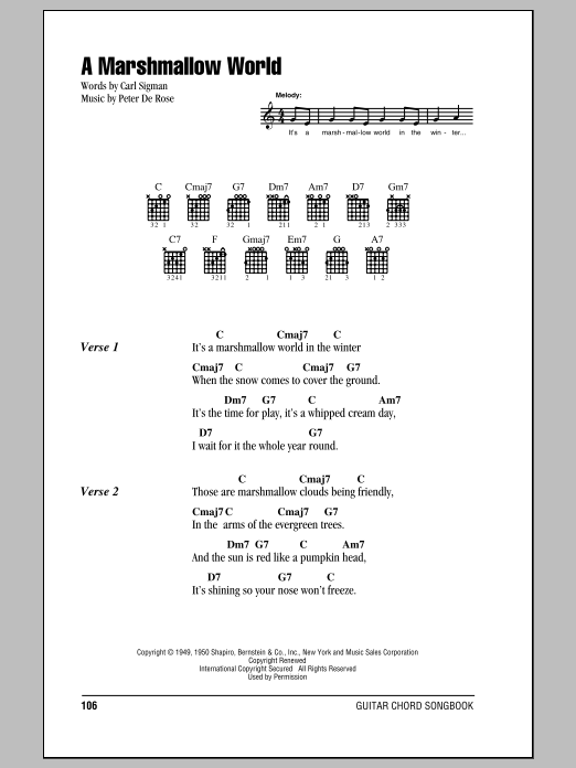 Product gallery: Page 1 of 1 A Marshmallow World, Bing Crosby