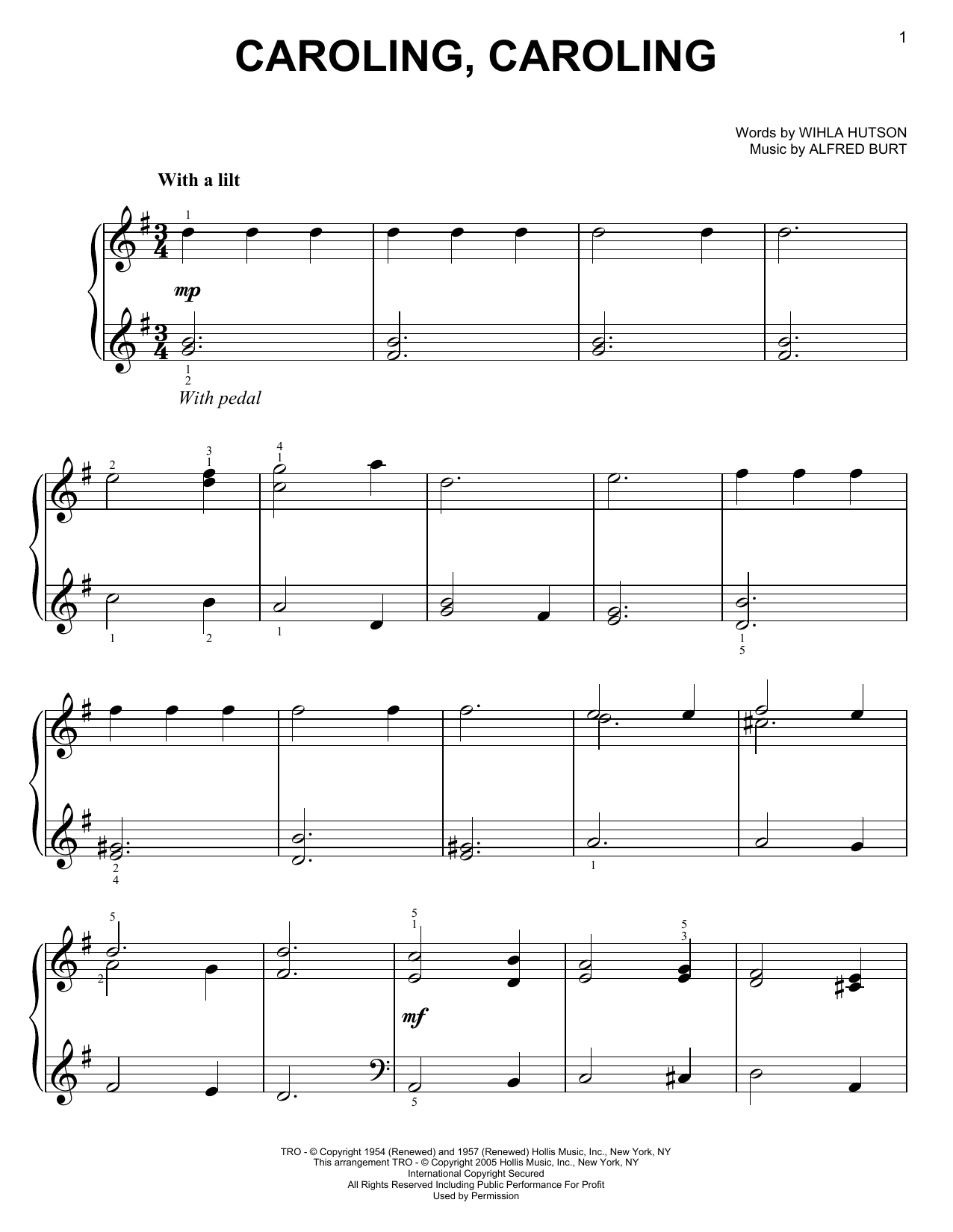 Product picture to: Caroling, Caroling