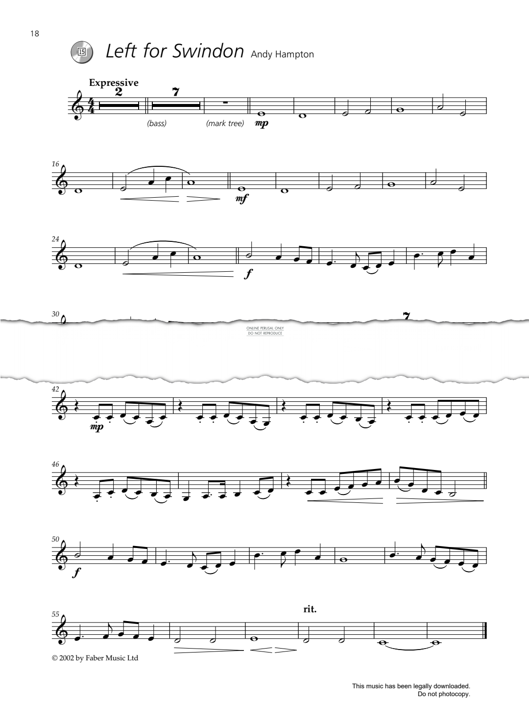 Produktgalerie: Seite 1 von 1 Left For Swindon, Andy Hampton, Trompete