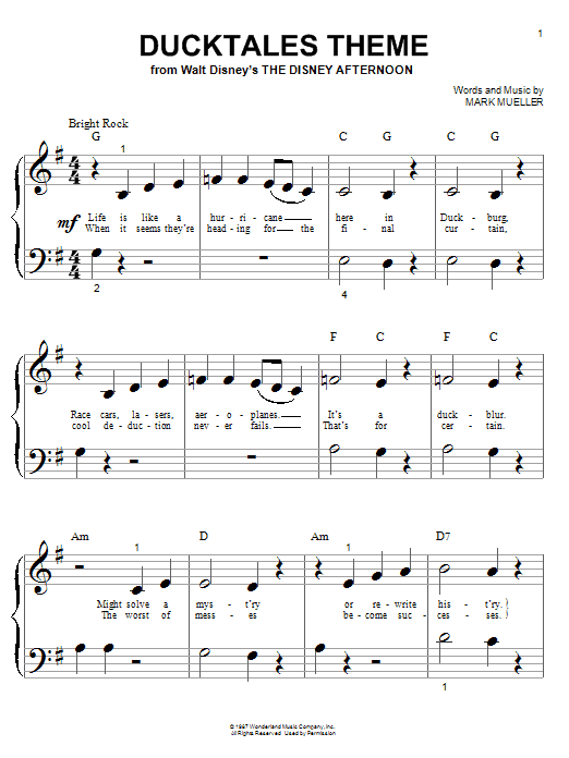 Produktbild zu: DuckTales Theme