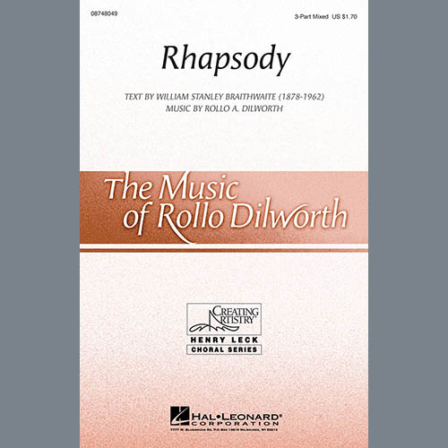 cover: Rhapsody, Rollo Dilworth, Chor