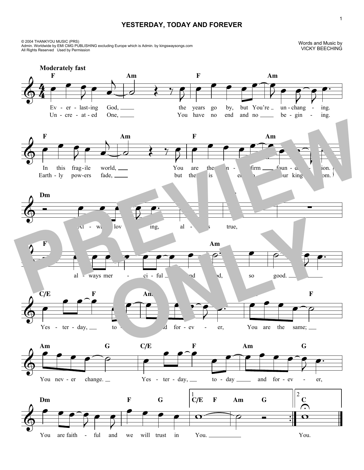 Produktbild zu: Yesterday, Today And Forever