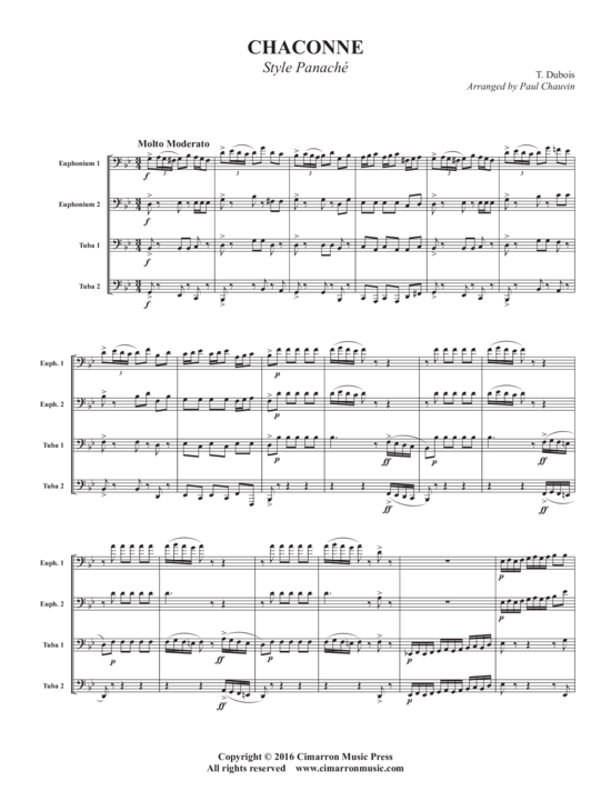 Product picture to: Chaconne T Dubois