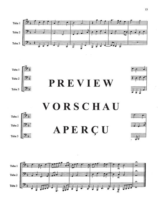 Produktgalerie: Seite 17 von 21 Fantasie a tre voci (fantasie for three instruments) , , Tubatrio