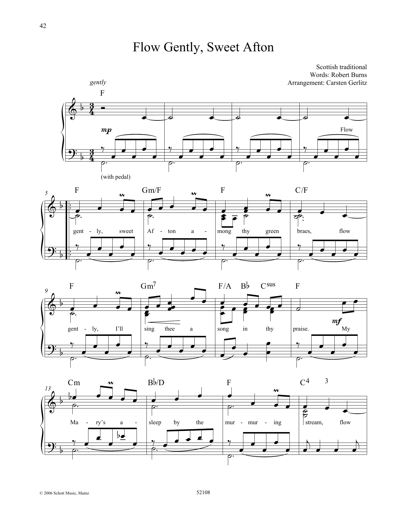 Product gallery: Page 1 of 1 Flow Gently, Sweet Afton, Robert Burns