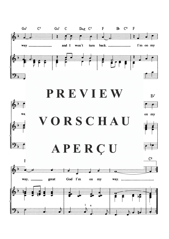 gallery: I´m On My Way, , Voice and Piano