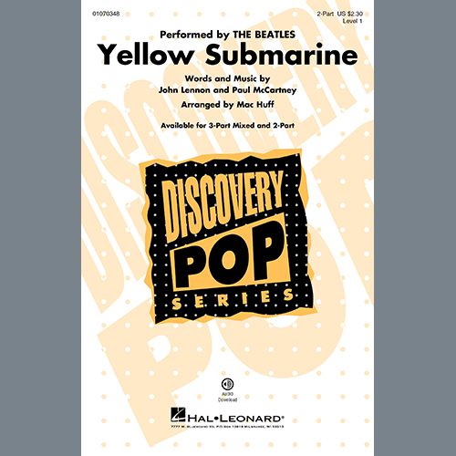 cover: Yellow Submarine (arr. Mac Huff), The Beatles, Chor