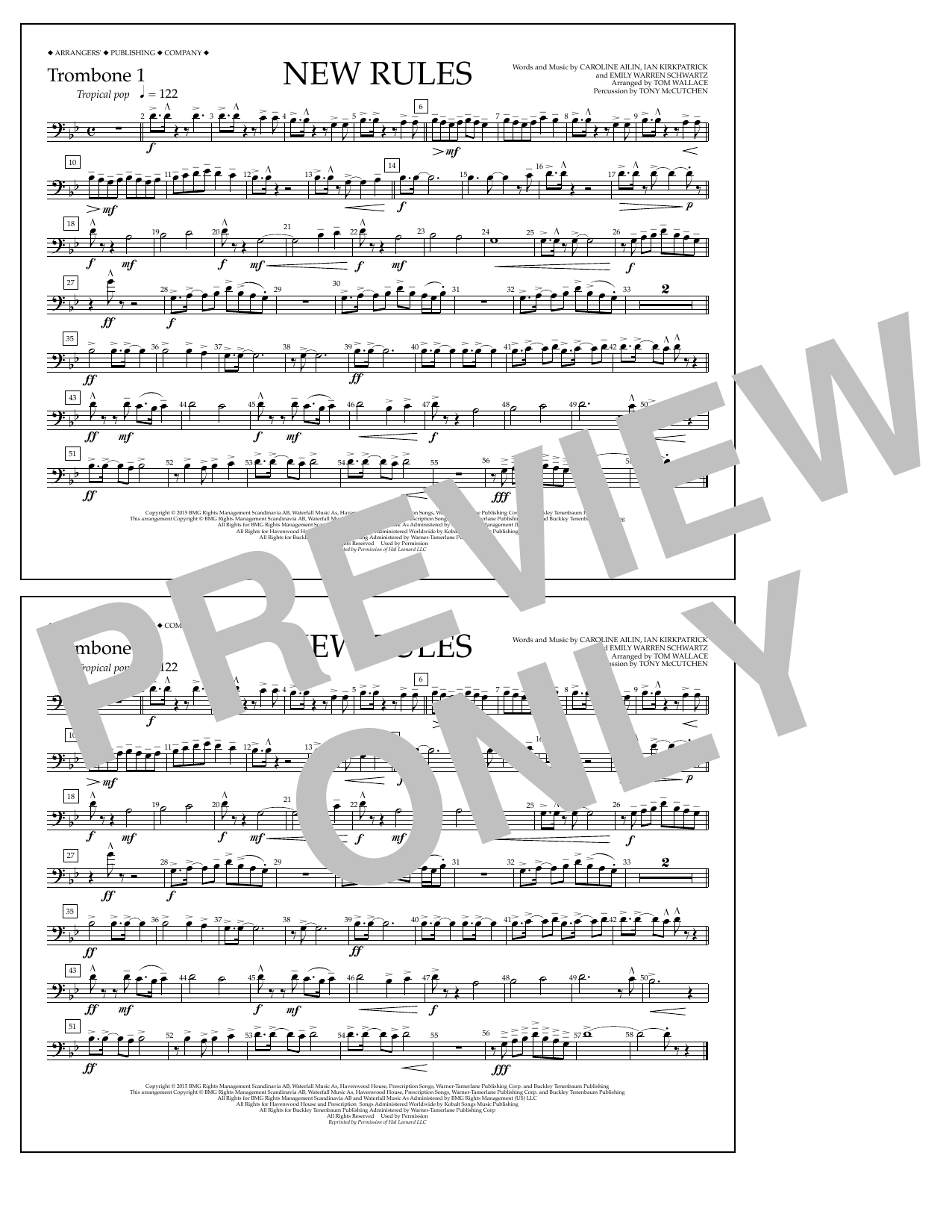 Produktbild zu: New Rules - Trombone 1