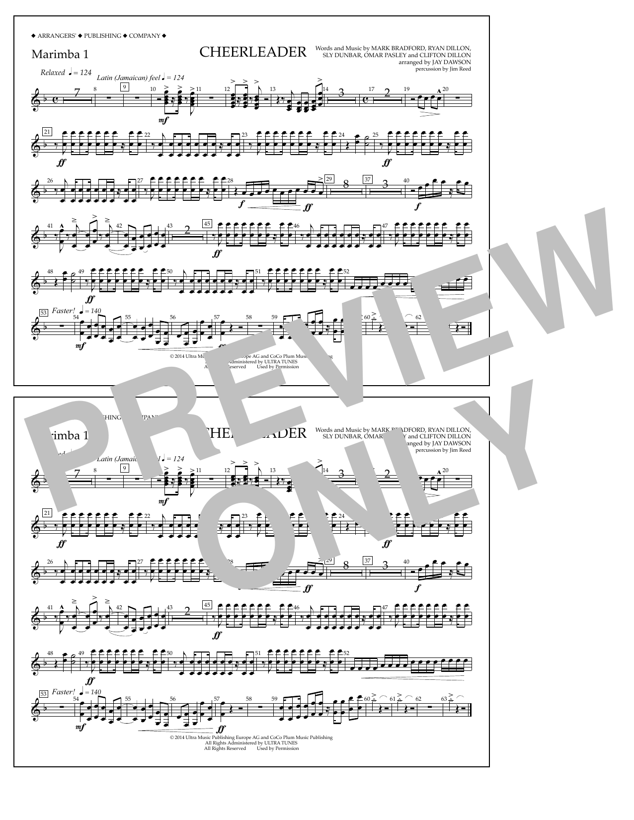 Produktbild zu: Cheerleader - Marimba 1