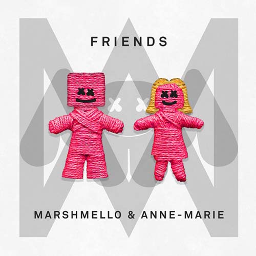 cover: FRIENDS, Marshmello & Anne-Marie, Klavier