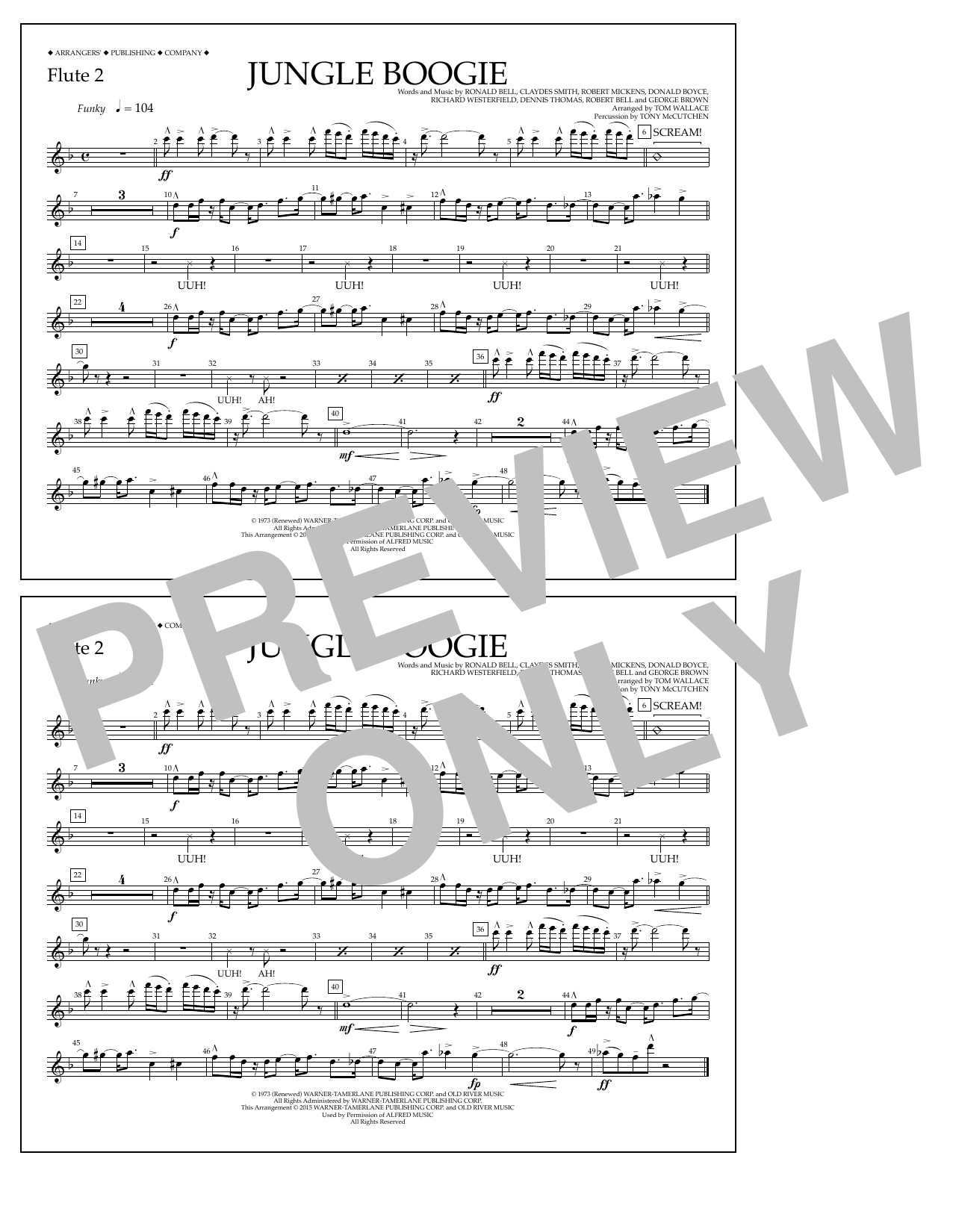 Produktbild zu: Jungle Boogie - Flute 2