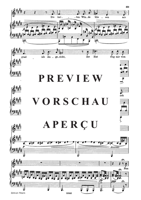 gallery: Der Lindenbaum D.911-5 (Winterreise) , ,  (Gesang mittel + Klavier)