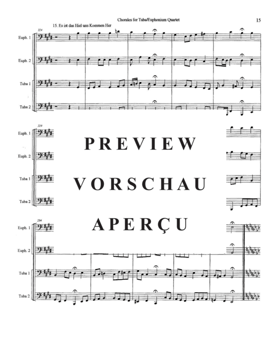 Product gallery: Page 18 of 21 Chorales , , (Tuba Quartett EETT)