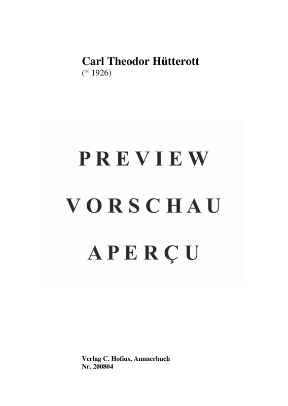 gallery: Missa Brevis (1956), , (Gemischter Chor 4-5 stimmig)