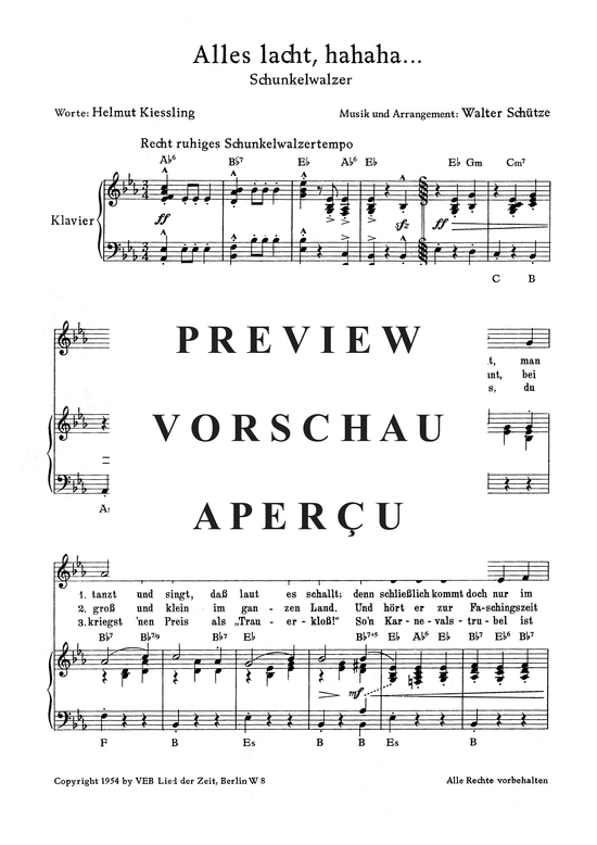 Product gallery: Page 3 of 3 Alles lacht, hahaha , , Piano Solo