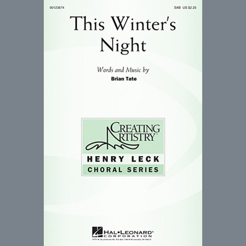 cover: This Winter's Night, Brian Tate, Chor
